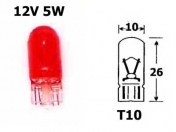 12V lasikanta polttimo - Oranssi  -  5W  -  T10