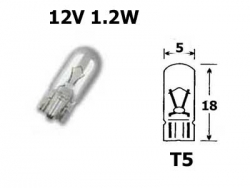 12V lasikanta polttimo 1,2W