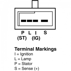 Laturi GM 105A 6,2L G-Van 91-93 + 454 C/K 87-93