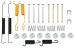 Jarrukenkien asennussarja Mopar A/B-kori 69-75 10" ETU+TAKA