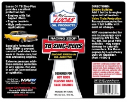 Lucas TB-Zinc Plus *sinkki-lisäaine* 473ml