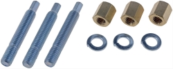 Pinnapulttisarja pakosarja/pakoputki 3/8"-16 x 2 1 /2" *3 pulttia/3 mutteria*