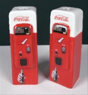 Genuine Hotrod Hardware® Coca-Cola Vending Machine Salt and Pepper Shakers