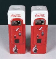 Genuine Hotrod Hardware® Coca-Cola Vending Machine Salt and Pepper Shakers